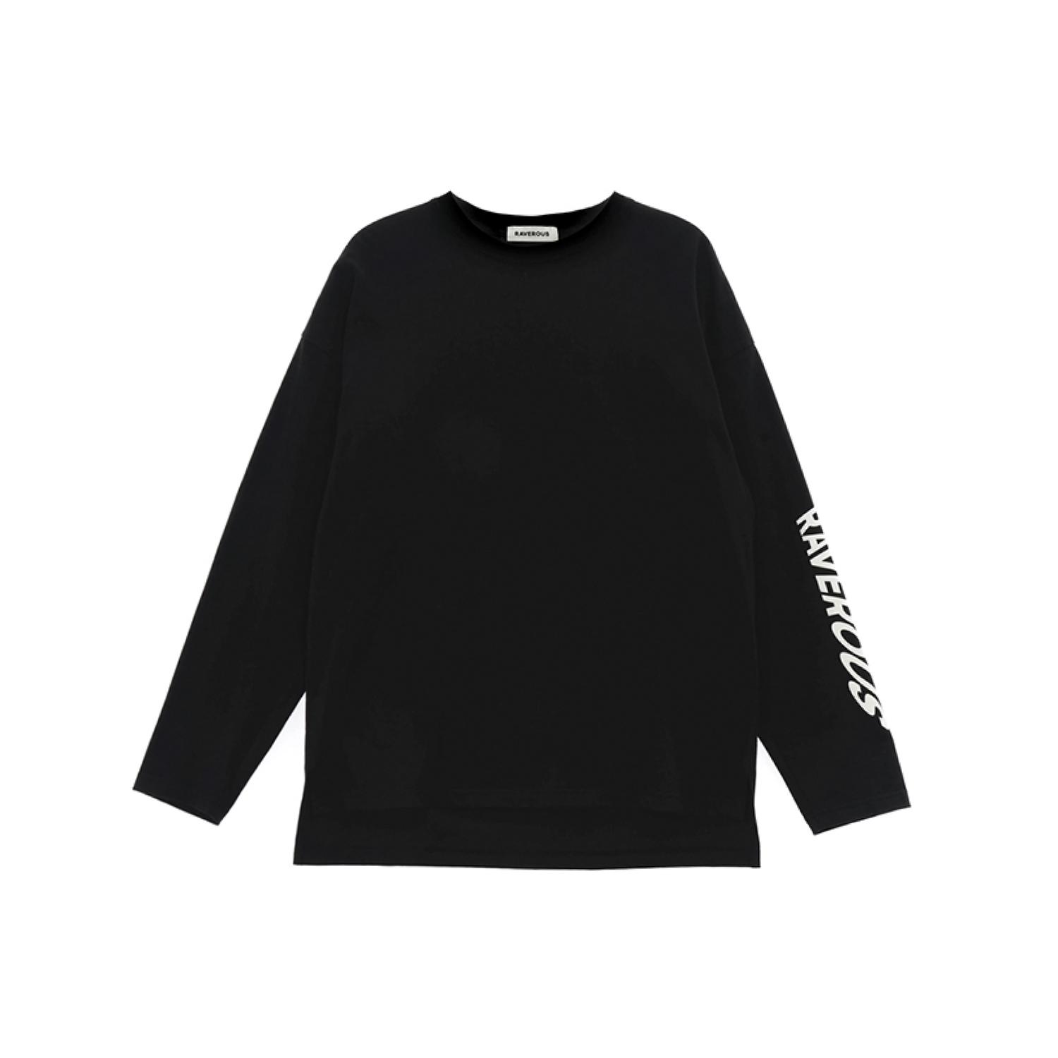 Raverous Long Sleeve Logo T-Shirt Black 2