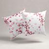 Cherry Blossom Polyester Pillowcases Double-Sided Floral Pattern Decorative Cushion Covers For Sofa Bed Living Room Home Decor