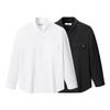 GXG Men's Textured Casual Long Sleeve Shirt Jacket