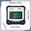 Digital Level Angle Gauge Meter Inclinometer Woodworking Cube Compact Protractor Measurement for