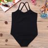 Little Big Girls Classic Spaghetti Strap Crisscross Back Ballet Leotard Dance Costumes Gymnastics Jumpsuit