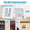 Multiple Room Wireless Thermometers Hygrometer 3 Sensors Indoor Outdoor Temperature Humidity Monitoring Display Alarm