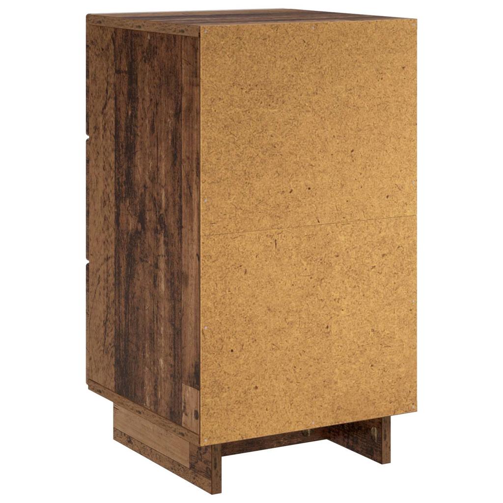 Nightstand Reclaimed Wood 33.5 x 34.5 x 60 cm Engineered Wood