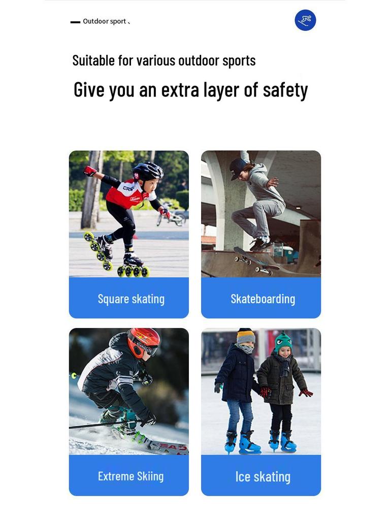 Children's Skiing and Skating Hip Protection Pants with Knee Pads – Anti-Fall, Thickened Sports Gear for Rollerblading and Ice Boarding.