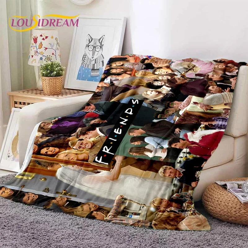 Latest Friends Classics TV 3D Soft Flannel Blankets,Throw Blanket Comfortable Blanket for Picnic Beds Sofa Home Bedroom Gift Kid