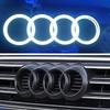 Audi 4-Ring-Logo LED dynamische Leuchte Frontgrill Lampe Audi A3A4A5A6A7A8S3 S4 S5 S6 S7 Q3 Q5 Q7 schwarz und silber. Schnelle Lieferung