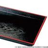 Placemat for Made in Unique 8 Shaku Wood Grain Side Black and x 36cm x 4cm J-Kitchens Tray, Japan, Non-Slip Tray, A) Tray, Red, SL, 54.4cm
