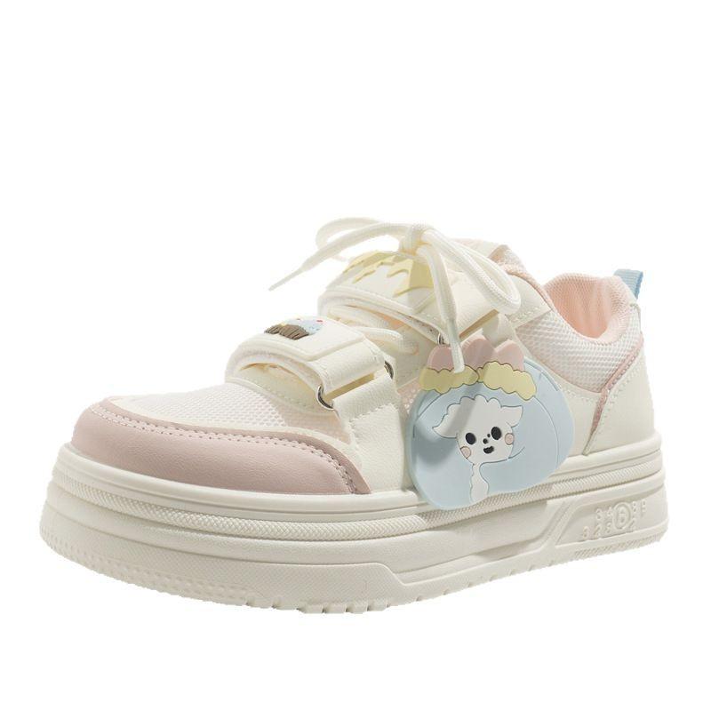 Mesh breathable board shoes 22 new summer thin design sense Hong Kong style thick sole height increase casual shoes