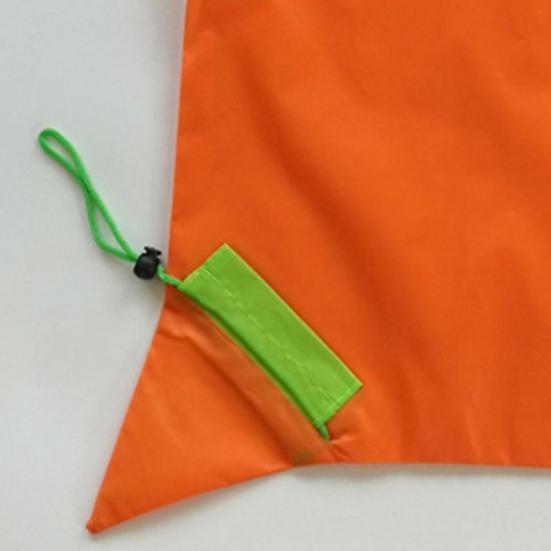 Easter Candy Bag Large Capacity Drawstring Handheld Folding Easter Carrot Candy Gift Storage Bags Festival Supply