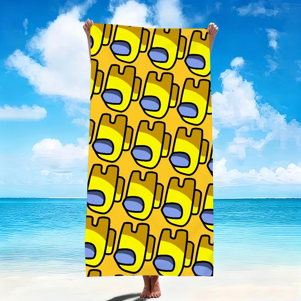 game art cartoon funny Soft Beach Towels Quick Dry Pool Towel for Travel Gym U-u-us-S bathing Spa Camp sport Gift A-A-a-amongS