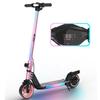 RCB R12 Monopattino Elettrico Bambini pieghevole - Schermo digitale - luci al neon colorate - Super Regalo Rosa