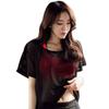 Women's Fitness Yoga Blouse Mesh Bottoming Shirt Outdoor Riding Quick-Drying Sports Top T-shirt