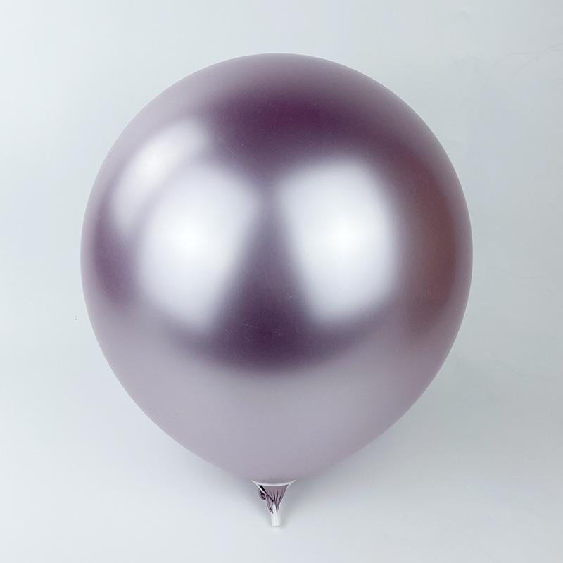 18 Inch Metal Latex Balloon Thickened Pearlescent Metal Ball Wedding Party Decoration Birthday Arrangement Balloon