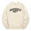 KAN6312 Kmc0170 Lettering Dragon Fleece-Lined Sweatshirt Cream