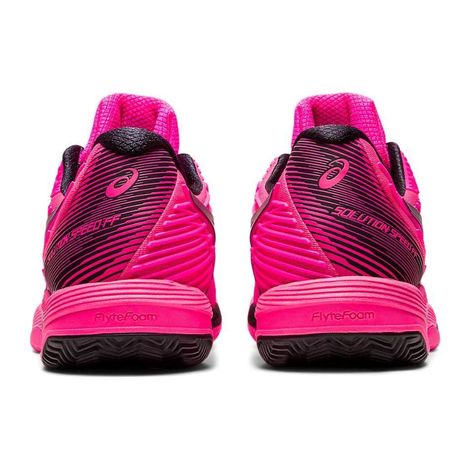 Asics Solution Speed FF 2 Clay Hot Pink Men Sneakers Black 1041A187-700