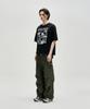 NOT4NERD Fragmented Self Loose Cropped T-Shirts - Black