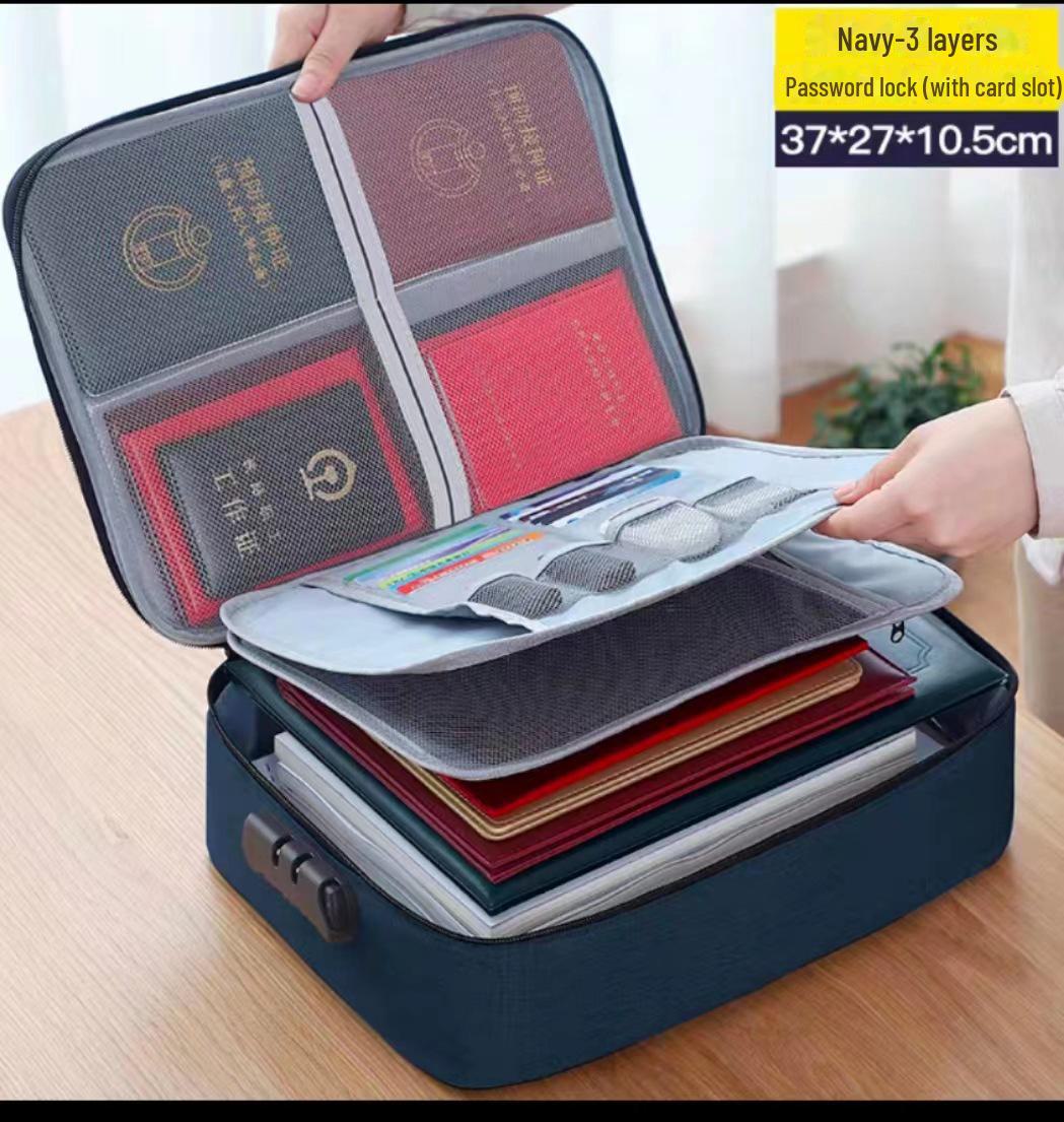 

Водонепроницаемая сумка для хранения удостоверений личности и паспортов большой вместимости