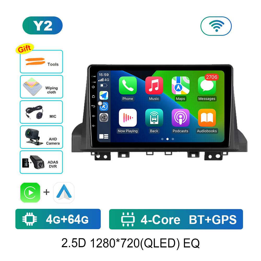 Android 14 For Moskvich 3 2022 - 2024 For JAC JS4 2020 - 2025 Car Radio  Multimedia Player GPS Navi 4G WiFi HD Screen Auto Tools