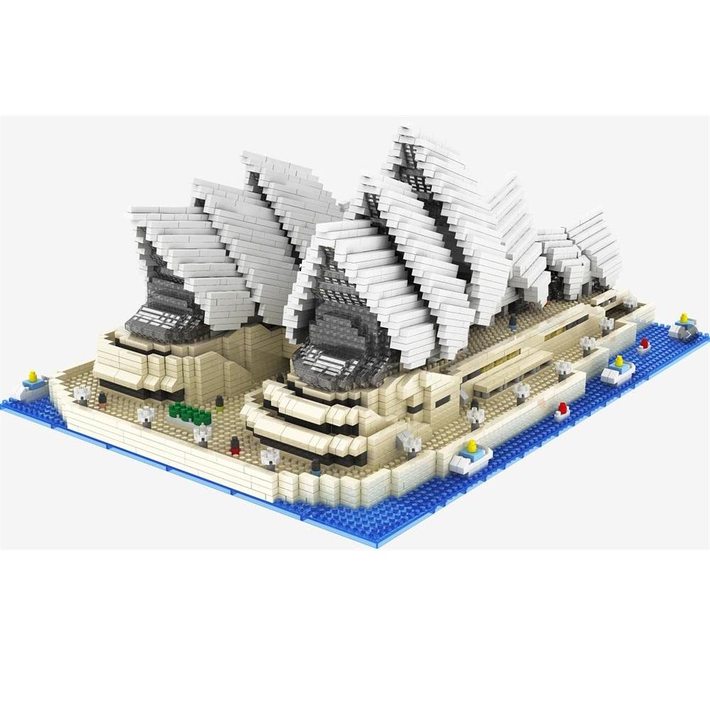 Pzx Mini Blocks World Architecture Sydney Opera House Big Ben Building Bricks Juguetes For Boy Toys Girl Gift Christmas