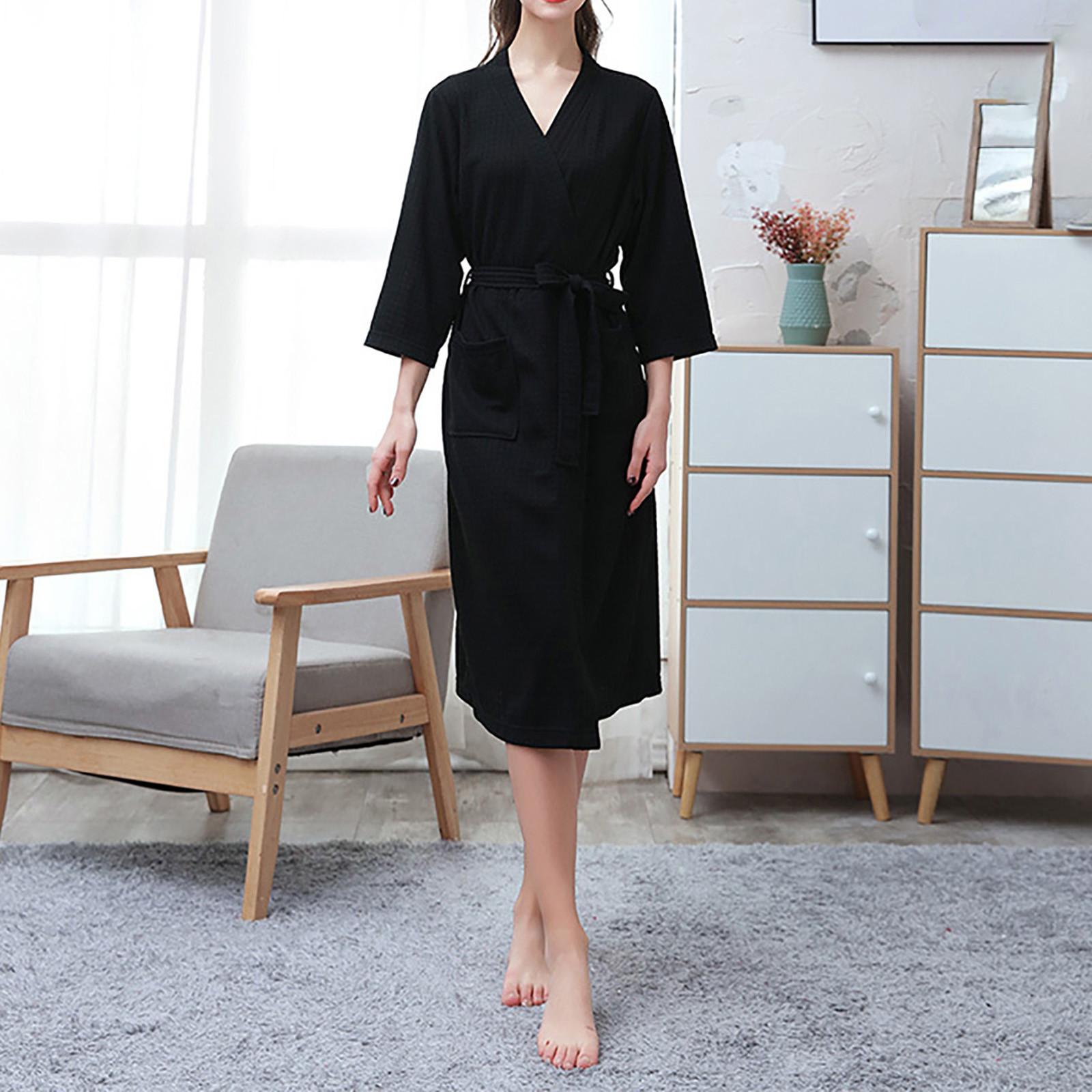

Women s Long Sleeves Pajama Women Thickened Home Service Suit In Autumn And Winter M чёрный