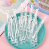 Unbreakable Mini Heart-Shaped Bubble Wand for Weddings, Festivals, and Parties.