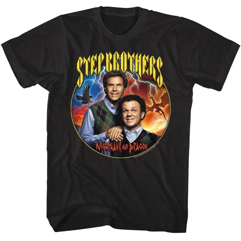Step Brothers Nighthawk and Dragon Men T Shirt XXL