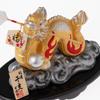 Seto Pottery Company 2024 Year of the Dragon Figurine, Compact, New Year's Decoration, Good Fortune, Cloud Sea Golden Dragon Demon-Repelling Arrow, Ex