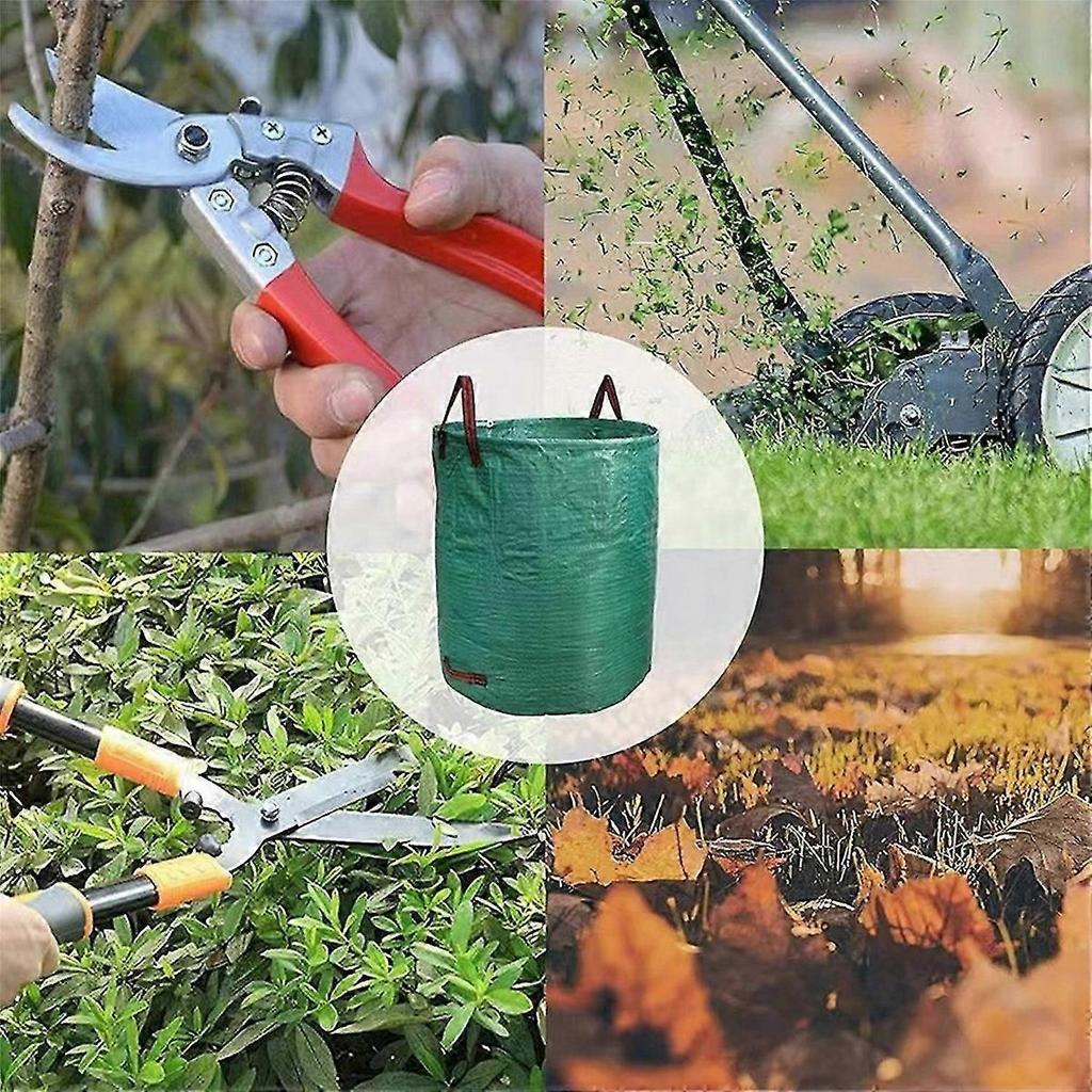 5Pack 72 Gallons Garden Waste Bag with Handles
