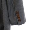 BETTINA SCHOENBACH 100% wool Chester coat 34 gray HUMBURG Women Used