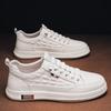 Luxury Designer Men's Leather Shoes Fashion Casual Sports Shoes  New Breathable Anti-Slip Skateboard Shoes Zapatos De Hombre