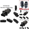 Wa-0102 Meihua Rotary Brand C13 To C6 Power Plug For Internet Cafe Computer Case Pdu Lcd Monitor Modification 250v 10a
