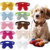New Plush Bow Pet Collar Dog Decorative Bow Tie Adjustable Webbing Cat Neck Ring