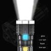 Powerful 4-5 Core LED Flashlight Built-in Battery USB Rechargeable COB Working Light Outdoor Home Torch Camping Search Lantern