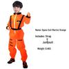 Astronaut Pilot Spacesuit Costume for Kids - Children's Day Cosplay & Class Activity Outfit