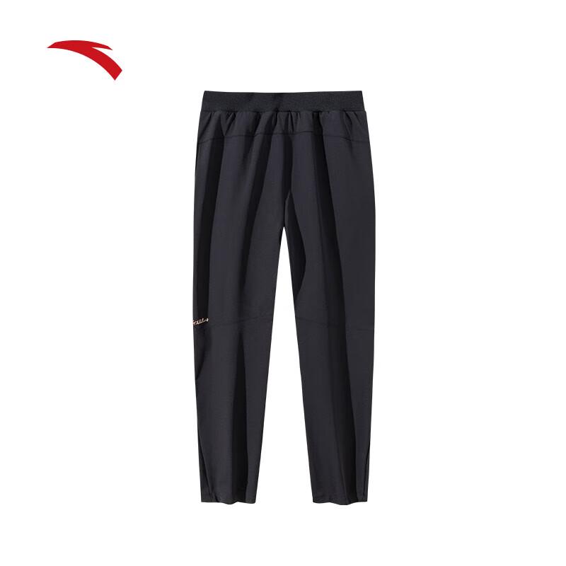 ANTA Women s Black Straight Leg Winter Running Pants S