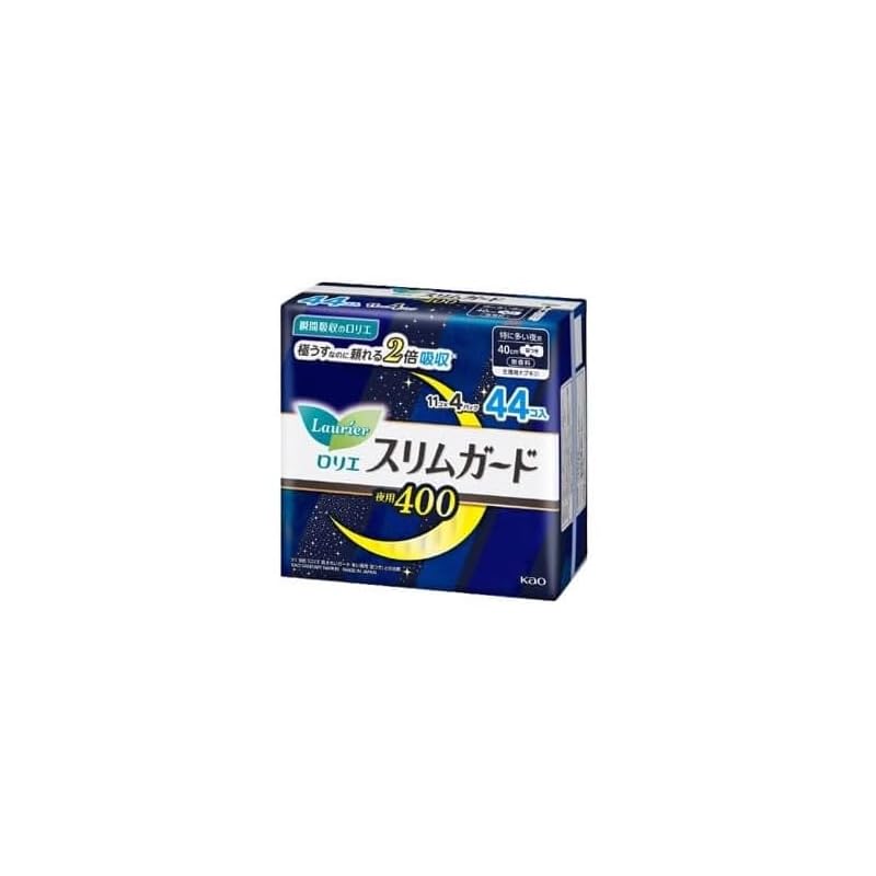 

Laurier slim guard 40cm with wings 44 pieces (11 pieces x 4 packs) Especially for night use [mymyshous] large capacity Buy in bulk