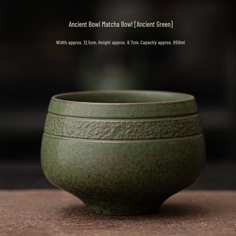 Song Dynasty Ceramic Matcha Set: Bowl, Whisk & Accessories