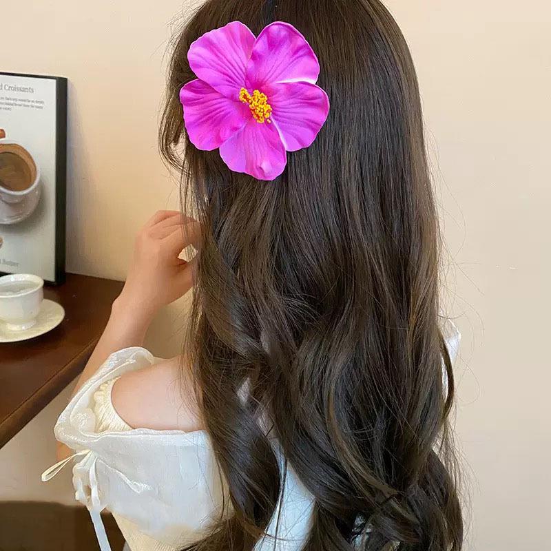 Hibiskus & Frangipani Kopfschmuck Haarspange für Damen - Perfekt für Hochzeiten & Urlaube