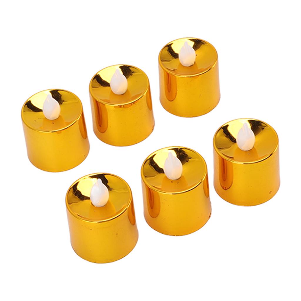 12 Pcs Electrogilding LED Electronic Candle Lamp for Christmas Wedding Birthday Party Home Decor