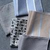 Men's British Pattern Pocket Square - Suit Wedding Banquet Accessory, Polyester Cotton Handkerchief.