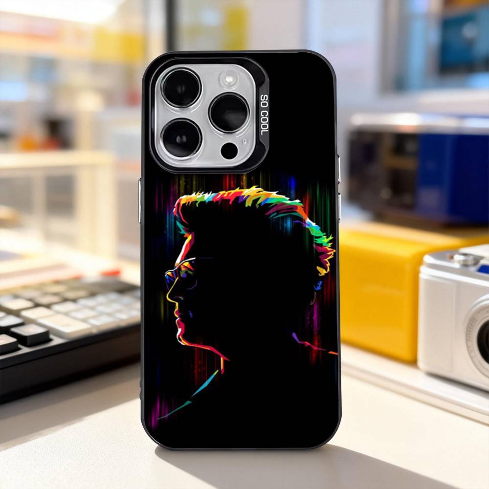 Singer L-Luis M-Miguel For iPhone 11,12,13,14,15,16,17,Pro,Max,Plus,E,Air,Mini Phone Case IMD Matte Black