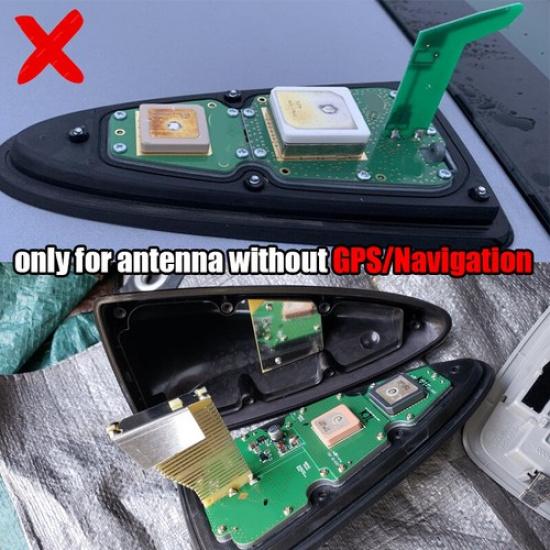 White Shark Fin Antenna Cover Signal AM/FM For Kia Optima 2015 2016 2017 Hyundai