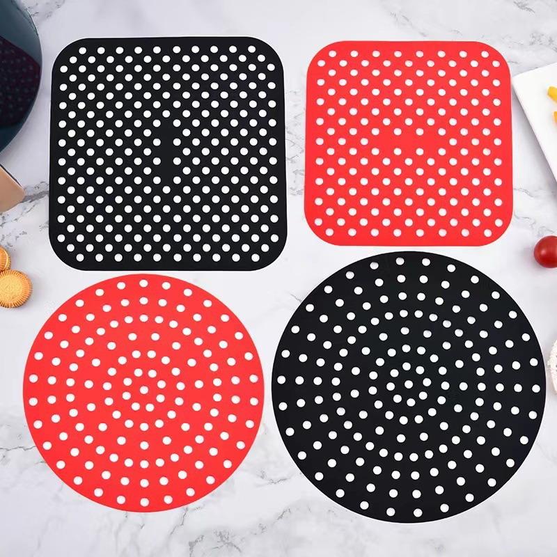High Quality Air Fryer Silicone Mat Kitchen Accessories Nonstick Baking Mat Pastry Tools Accessories Bakeware Oil Mats