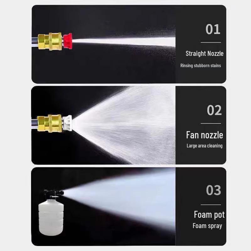 Cordless High-Pressure Handheld Car Washer with Lithium Battery