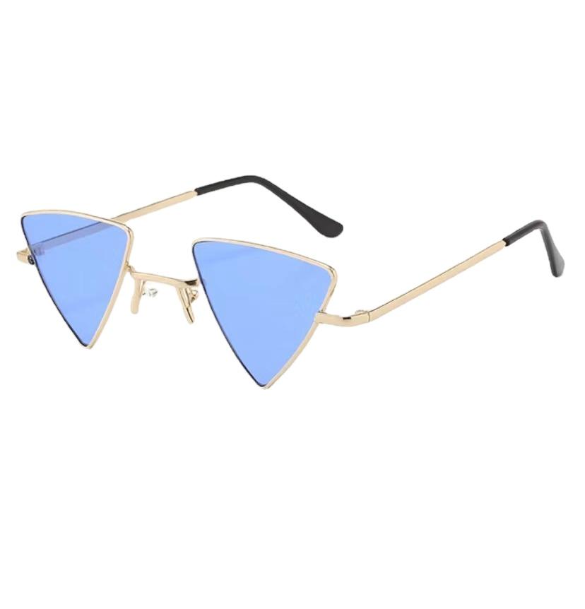 New Vintage Triangle Women Sun Glasses Personality Frame Resin Lens Travel Eyewear Women's Entertainment And Leisure UV Glasses