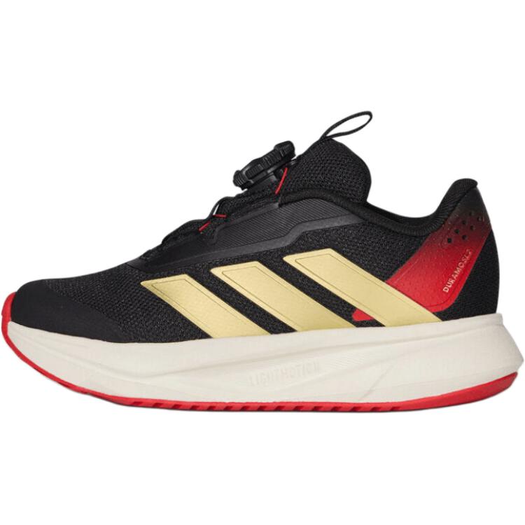 Adidas Duramo Sl2 Comfortable Versatile Low-Top Running Shoes Kids sneakers Black Gold Red KI4120 29