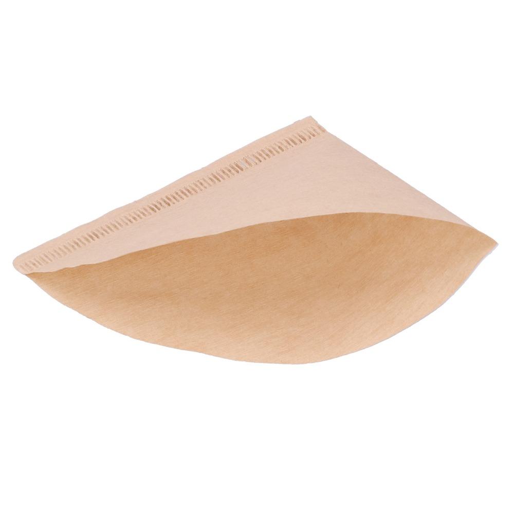100pcs Set Portable Coffee Filter Paper One-Use One-Use Filter Paper Pour Over Coffee