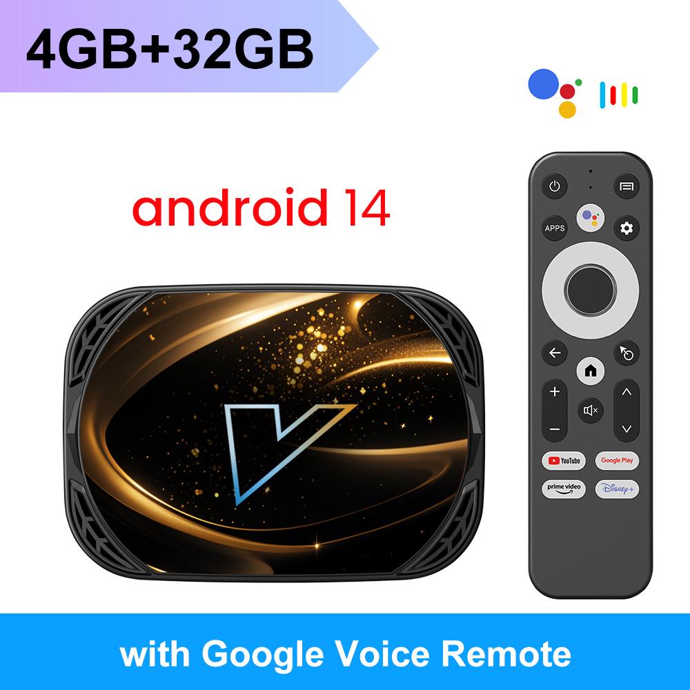 VONTAR X5 Android 14 TV Box Amlogic S905X5M 1000M Wifi6 4K 60fps AV1 Google Player Youtube Media Player