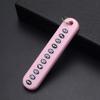 Braided Rope Keychain with Phone Number Plate and DIY Pendant
