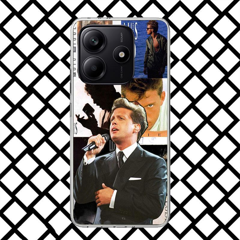 L-Luis M-Miguel Singer Phone Case for Xiaomi Redmi Note 15 14 14S 13 12 12S 11 Pro Plus 11E 11T 11S 10S 5G Soft Cover Fundas Red